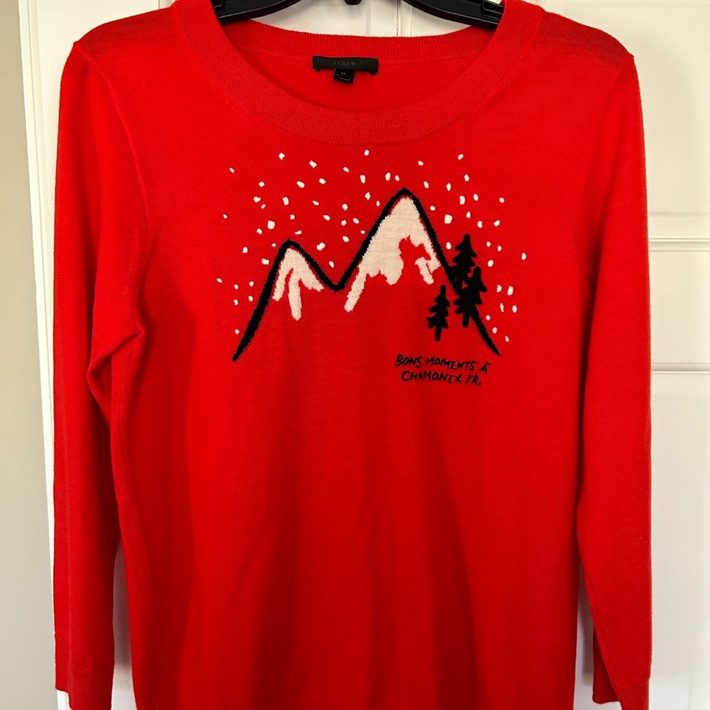 J Crew Tippi Sweater Chamonix Size Medium - Pre Owned; Excellent condition.